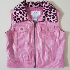 B. B. Collections Faux Leather Vest